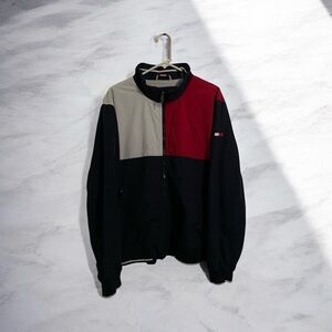Tommy Hilfiger Red and Blue Windbreaker Jacket